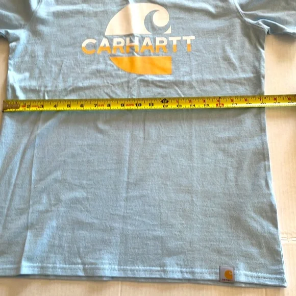 Carhartt Women S heavy weight, short sleeve, faded C graphic T-shirt, New W Tags - Picture 7 of 9